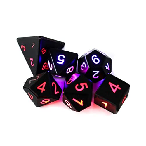 Light Up DND-Dice Set Led Electronic Shake To Light Up Led para Dungeons-and-Dragons-Role-Playing Tabletop-Game