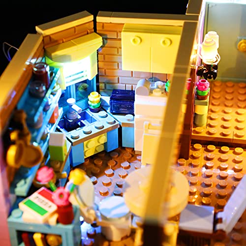 LIGHTAILING Conjunto de Luces Compatible con Lego 10292 Creator Expert The Friends ApartmentsModelo de Construcción de Bloques - NO Incluido en el Modelo