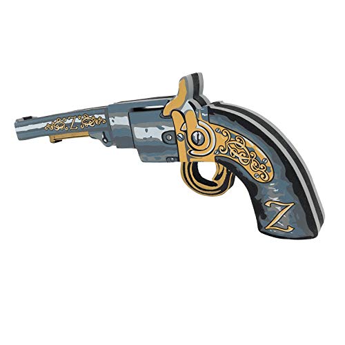 Liontouch - Z-Bandit Pistola | Juguete de Espuma para Juego Simulado de Vengadores Enmascarados | Armas Seguras, Armadura de Batalla y Disfraces para Niños