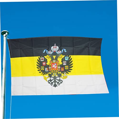 Liummrcy Bandera de Rusia, Banner de Rusia, Imperio de Rusia 3x5 pies Rusia Bandera Vívida Color National Flags UV Fade Resistente a Las pancartas Nacionales de Doble Costura Rusa