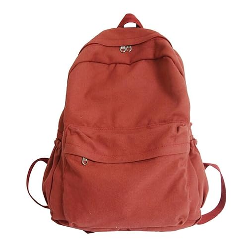 LLaviD Bolsa para la escuela Mochila Mochila Nylon Para Adolescentes Bolsa Escolar De La Escuela Moda Men Black Bagpack Bag Bagsack-Rojo-33Lx15Wx42H Cm