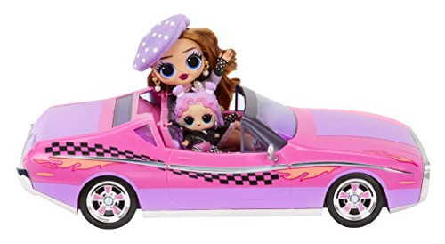 L.O.L. Surprise City Cruiser - Coche deportivo rosa y morado con fabulosas características y una exclusiva muñeca BEEPS -Ideal para niños y niñas a partir de 4 años