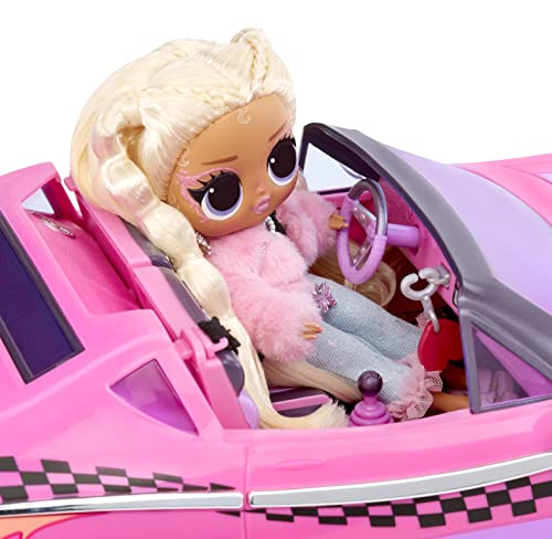 L.O.L. Surprise City Cruiser - Coche deportivo rosa y morado con fabulosas características y una exclusiva muñeca BEEPS -Ideal para niños y niñas a partir de 4 años