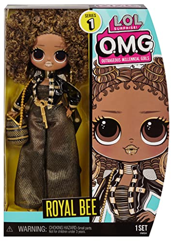 LOL Surprise OMG Core Serie 1 Muñeca de Moda Royal Bee- con Ropa, Accesorios, Zapatos y más - Reedición Limitada para coleccionar - para niños a Partir de 4 años