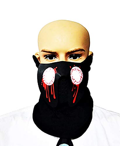 LoveLegis Máscara de sangre - cara que se ilumina con tu voz - deporte - disfraz - cosplay - idea de regalo de cumpleaños