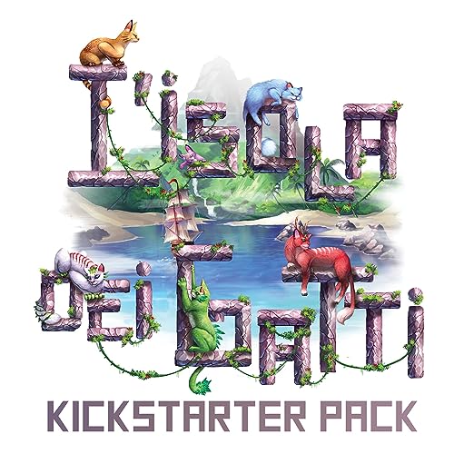Lucky Duck Games - La Isla de los Gatos KS Pack 1 | Versión italiana | Juego de mesa | Expansión para el juego básico