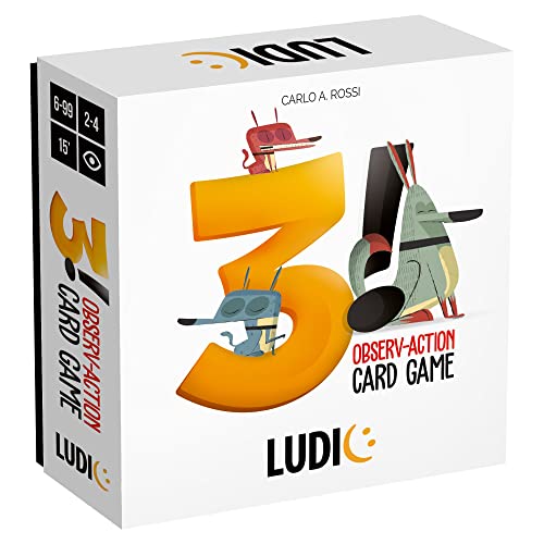 Ludic - Three! Juego de Sociedad para Toda la Familia 8-99 años