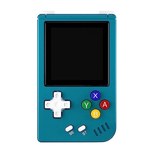 LYEAA RG - Jugadores de juegos de bolsillo retro, pantalla IPS de 1.54 pulgadas, reproductor de consola de juegos de mano, 1050 mAh, metal más de 8000 juegos (32G azul)