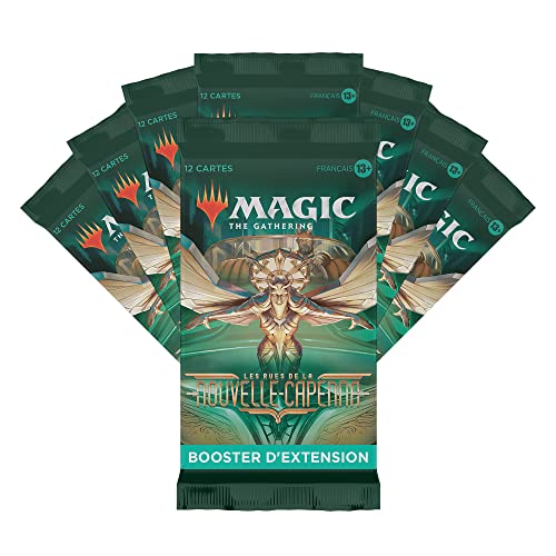 Magic The Gathering Bundle Les Rues de La Nouvelle-Capennam, 8 boosters de extensión y Accesorios (versión Francesa), C95151010