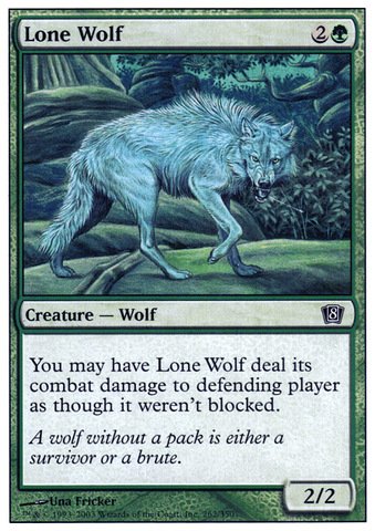 Magic: the Gathering - Lone Wolf - Eighth Edition by Magic: the Gathering