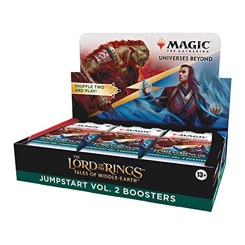 Magic: The Gathering Lord The Rings: Tales of Middle-Earth Holiday-EN Jumpstart Vol. 2 Display, Multicolor (Wizards Coast D21300000)