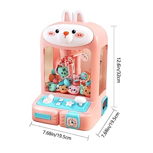 Maquina De Garra, Tienda Chuches con USB,Modo De Alimentación Dual, Maquina Chuches Tienda Chuches para Niños Niñas Edad 5-8-10-13,Rabbit