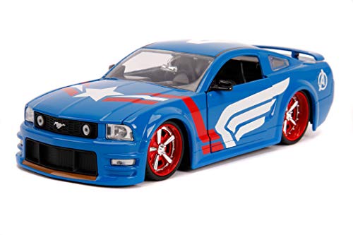 Marvel 253225007 Capitán América Ford Mustang 1:24