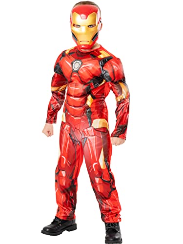 Marvel Disfraz Vestido para Niños Iron Man Rojo 9-10 Años