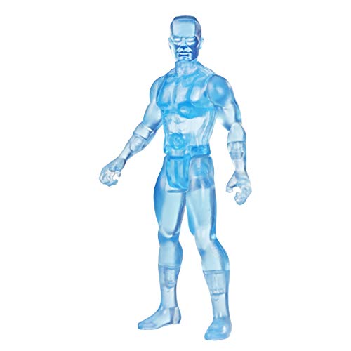 Marvel Figura de acción de 9,5 cm de Iceman de Retro 375 Collection de Hasbro Legends