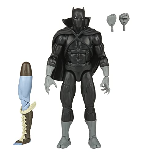 Marvel Hasbro Legends Series - Figura clásica de Black Panther de 15 cm - 2 Accesorios, 1 Pieza para armar Figura - Cómics de, F3679