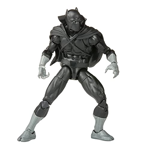 Marvel Hasbro Legends Series - Figura clásica de Black Panther de 15 cm - 2 Accesorios, 1 Pieza para armar Figura - Cómics de, F3679