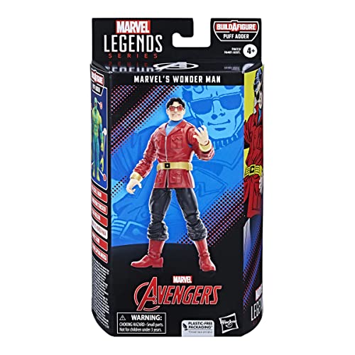 Marvel Hasbro Legends Series - Figura Coleccionable de Wonder Man de 15 cm - Cómics clásicos de los Vengadores, F6615