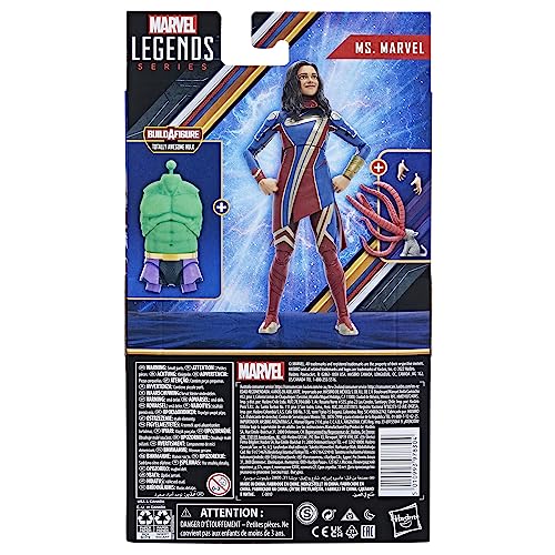 Marvel Legends Series-Figura de Ms 15 cm-Película Capitana 2, Medium (Hasbro F36825X0)
