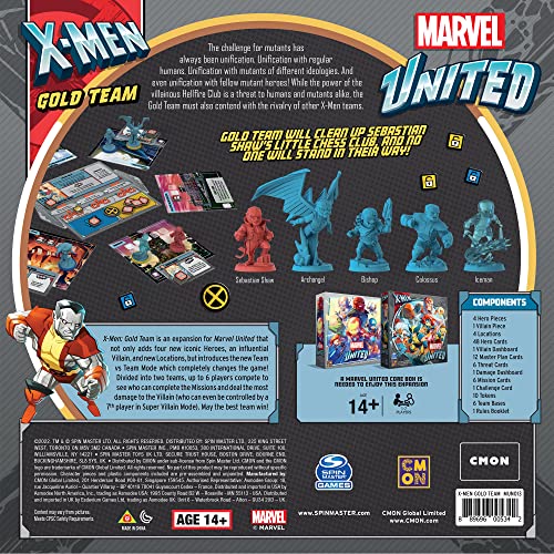 Marvel United X-Men Gold Team
