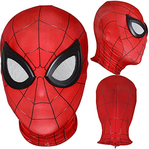 Máscara de Hombre araña roja para niños y Adultos | Disfraz de superhéroe | Mascarilla Lycra Elástica Ultra Cómoda | Cómics | Cosplay | Halloween | OriginalCup®