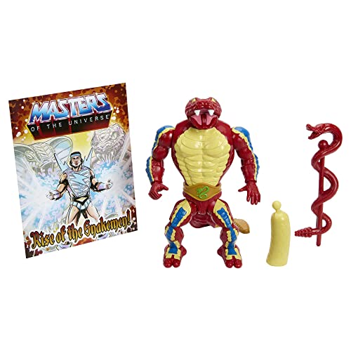 Masters del Universo MOTU Origins Rattlor Figura de acción, juguete +6 años (Mattel HKM67)