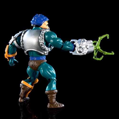 Masters of the Universe Origins Toy, Rise of Snake Men Man-at-Arms Serpient Claw, Collectible Motu Figure with Accessory and Mini Comic