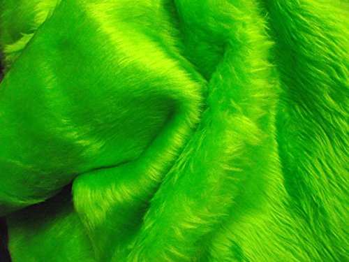 Material Textil de Piel Sintética Liso VERDE LIMA BRILLANTE - 1Mtr - 150cmx100cm