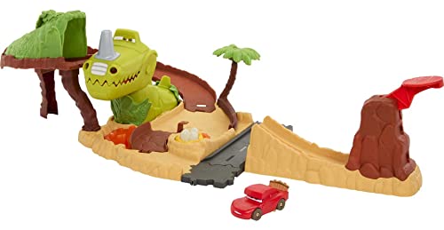 Mattel- Cars Disney+ Dino Park Juego Juguete, Multicolor (Jupesa HMD74)