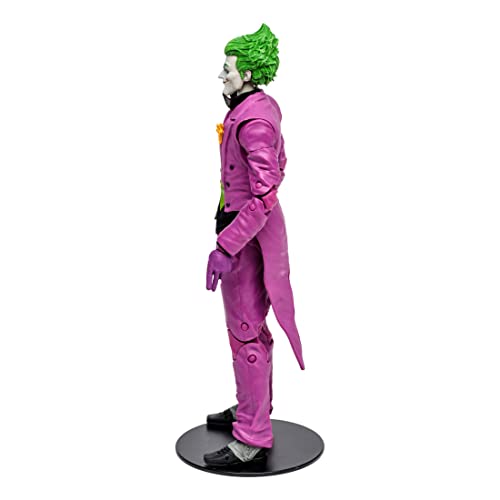 McFarlane Juguetes, Figura de acción DC The Joker Infinite Frontier de 7 Pulgadas con 22 Partes móviles, Figura Coleccionable de DC Multiverse Batman con Base de Soporte, Tarjeta de Personaje