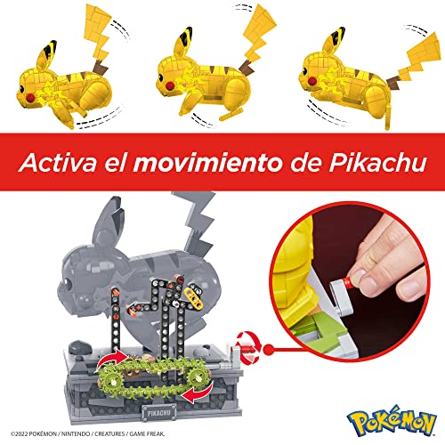 MEGA Construx Pokémon Coleccionista Pikachu Figura de 900 bloques de construcción de juguete (Mattel HGC23)