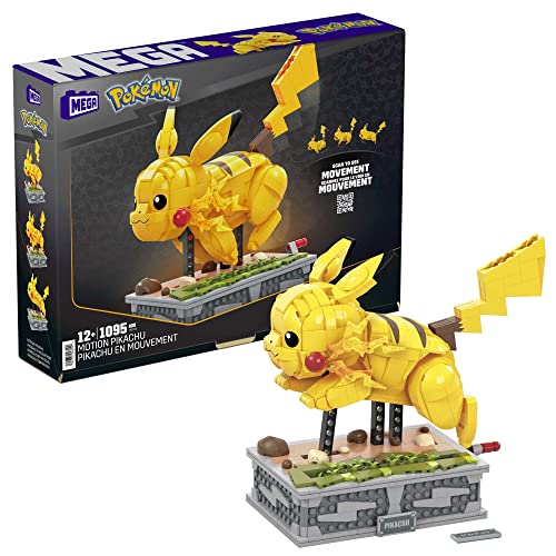 MEGA Construx Pokémon Coleccionista Pikachu Figura de 900 bloques de construcción de juguete (Mattel HGC23)