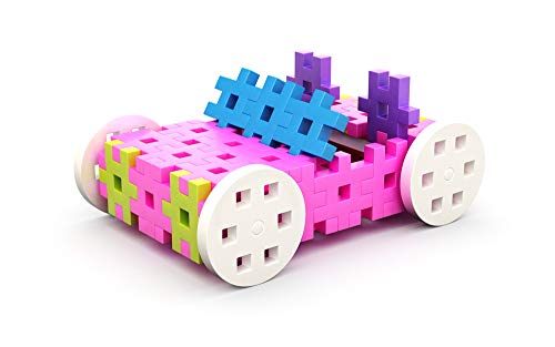 Meli Basic Constructor Pink 200 Juguetes creativos, Multicolor, Unidades (Ame Group 67224)