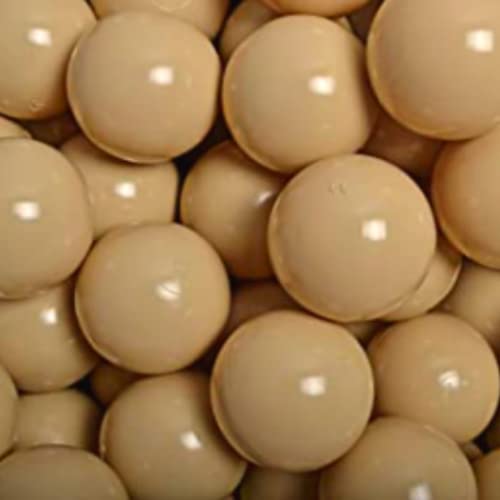 MEOWBABY 500 ∅ 7Cm Bolas Certificadas para Niños Bolas de Baño de Colores Bolas de Plástico para Niños Piscina Fabricadas en EU Beige