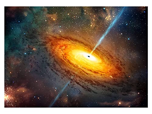 MERCHANDMANIA Estuche Quasar Galaxia Nebulosa radiacion Agujero Negro Scholar Case.