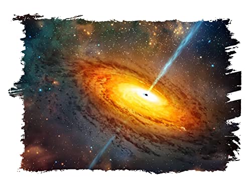 MERCHANDMANIA Pack DE 5 Fundas Bolsa Multiusos Quasar Galaxia Nebulosa radiacion Agujero Negro Gafas Dados rol Personalizada Color.