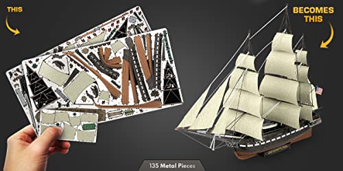 Metal Earth Serie Premium USS Constitution 3D Metal Model Kit Fascinations