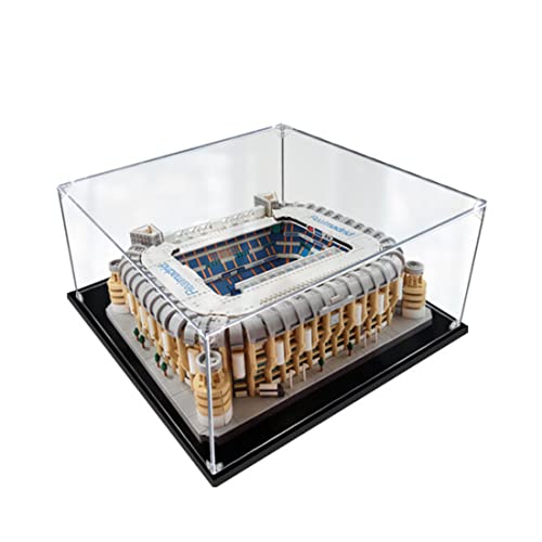 Meuli Vitrina de Acrílico Compatible con Lego 10299 Real Madrid – Santiago Bernabéu Stadium, Vitrina A Prueba De Polvo (Modelo No Incluido)