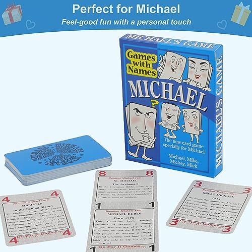 MICHAEL'S GAME: Stocking filler for men or boy or male called MICHAEL, MICK, MIKE etc (also secret santa or fun birthday or christmas party present or special xmas gift / present for the man who has everything !) by First Name Games