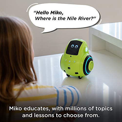Miko My Companion Miko 2: El Robot para El Aprendizaje Lúdico | con Tecnología De IA Avanzada | Contenido Y Plan De Estudios | para Niños De 5 A 10 Años|Pixie Azul