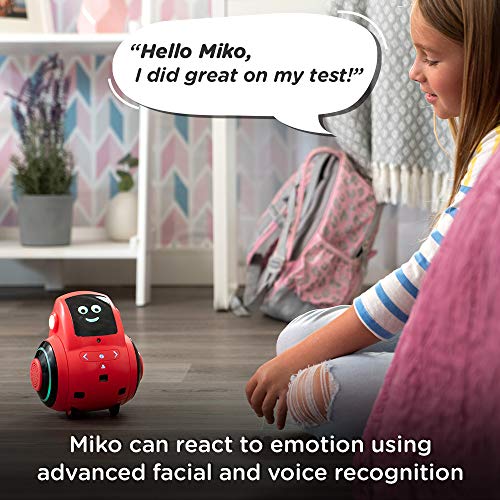 Miko My Companion Miko 2: El Robot para El Aprendizaje Lúdico | con Tecnología De IA Avanzada | Contenido Y Plan De Estudios | para Niños De 5 A 10 Años|Pixie Azul