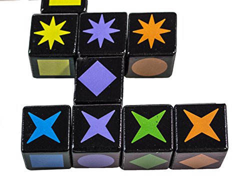 MindWare , Qwirkle Cubes, Miniature Game, Ages 6+, 2-4 Players, 45 Minutes Playing Time