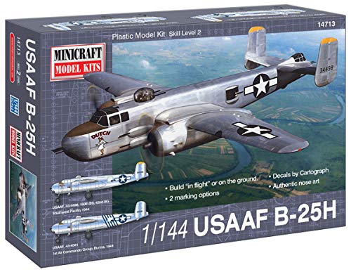 Minicraft Models 1: 144 Escala b-25h u.s.a.a.f Mitchell Kit de Modelo de