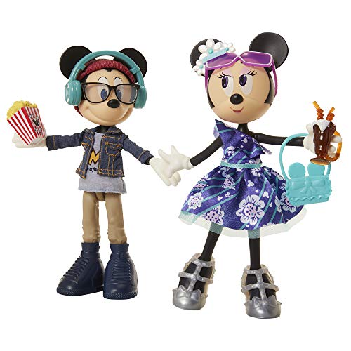Minnie Mouse – Muñecas Minnie Mouse y Mickey Mouse con Vestimenta de Cine - Muñecas con Preciosos Detalles para Niñas 3 Años +