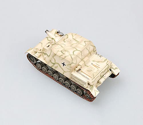 Modelo de Plástico de Tanque Fundición a Presión Escala 1/72, Frente Oriental Alemán Brummbar 1944, Juguetes y Regalos Militares, 3,2 x 1,6 Pulgadas Happy House