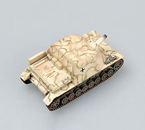 Modelo de Plástico de Tanque Fundición a Presión Escala 1/72, Frente Oriental Alemán Brummbar 1944, Juguetes y Regalos Militares, 3,2 x 1,6 Pulgadas Happy House