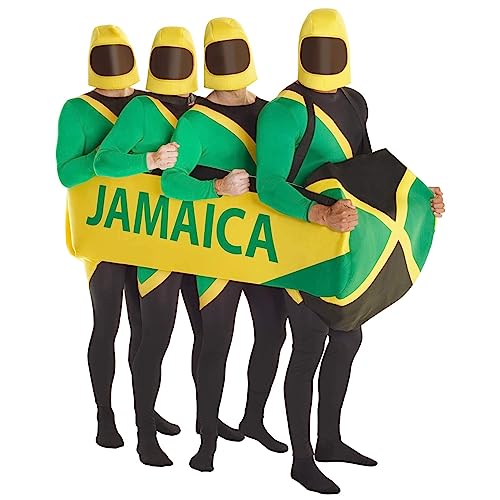 MorphCostume Disfraz de Jamaica Bobsled, talla única