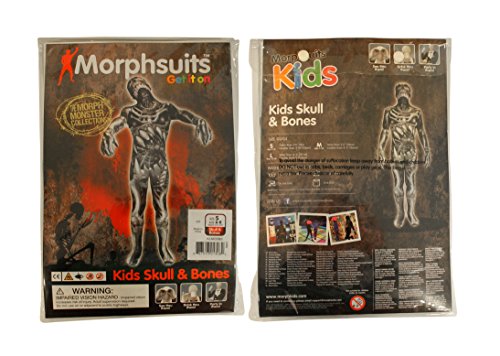 Morphsuits, Disfraz infantil Esqueleto, Skull and Bones, Medium , color/modelo surtido