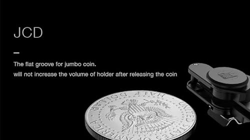 Murphy's Magic Supplies, Inc. Hanson Chien presenta JCD (Jumbo Coin Dropper) por Ochiu Studio (Serie Black Holder Negro) - Trick