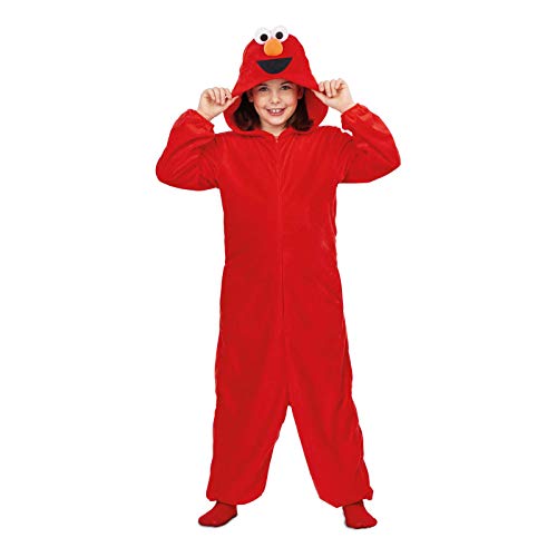 My Other Me Disfraz de Pijama Elmo para niño talla 10-12 AÑOS